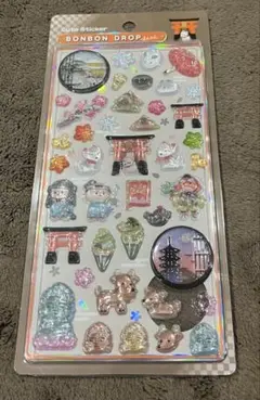 【正規品】 ボンボンドロップシール　和柄　古都めぐり　クーリア　正規品