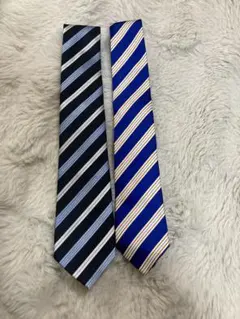 ネクタイ　ブルーストライプ