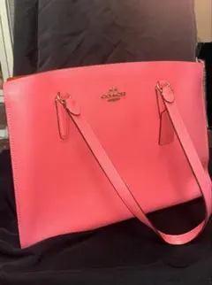 【未使用】COACH ピンク トートバッグ