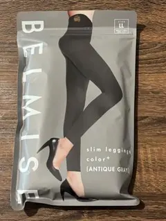 BELMISE スリムレギンス LL アンティークグレー