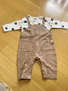 ドット柄ロンパース　 70cm