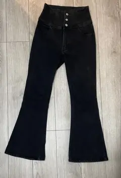 WEGO STANDARD ハイウエスト フレアパンツ