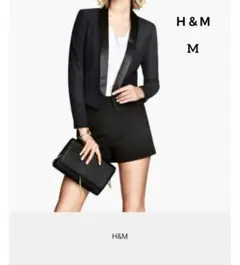 Ｈ＆Ｍ　タキシード　ショート丈ジャケット　ブラック　M