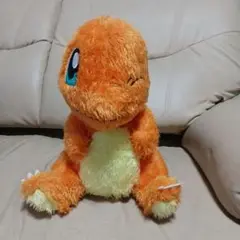 ❣️新品☆ポケモンヒトカゲくつろぎタイムぬいぐるみ30cm位❣️