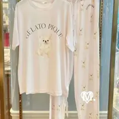 アザラシ柄 ピンク gelato pique ルームウェア 上下セット - メルカリ