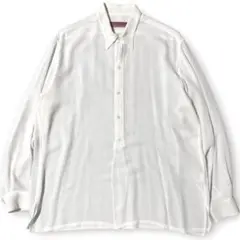 Y's for men 90s アーカイブ 赤ラベル レーヨンシャツ ホワイト