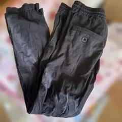 ダークグレー イージーパンツ ゴムウエスト