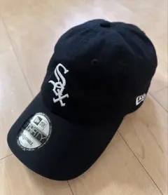 美品★ New Era 9THIRTY シカゴホワイトソックス ブラックキャップ