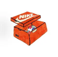 NIKE シューズボックス型 玄関マット ラグ オレンジ　5個 NIKE シューズボックス型 玄関マット ラグ オレンジ - メルカリ