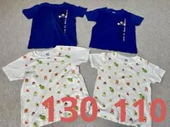 スーパーマリオ　Tシャツ 子供　夏服　お揃いコーデ　双子　男の子半袖　100cm