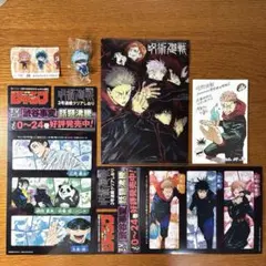 呪術廻戦　ミニクリアファイル　クリアしおり　原作者メッセージ　ラバーマスコット