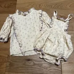 LiiLU ブラウス+ロンパース　2y 12m