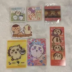 ちいかわ シーサー 7点セット グッズまとめ売り カード シール