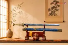 全長：209 cm 漢剣・模造刀・模擬刀 中華武術 武具【品名】：赤天