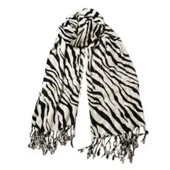 ゼブラ柄 ストール