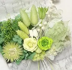 花材セット　グリーン系