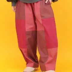 チチカカ　新品タグ付き　パッチワークデザイン ワイドパンツ　コクーンパンツ