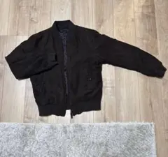 ユニクロ MA-1 フライトジャケット L ダークブラウン