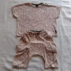マニーナ　セットアップ　100サイズ　ベージュ　綿100%