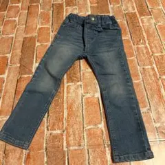 ブランシェス ライトブルー ストレートデニムパンツ 100cm