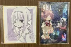 （書き下ろし）まどマギ　ほむら　ミニ色紙　まどか　ポストカード　星影ワタル先生
