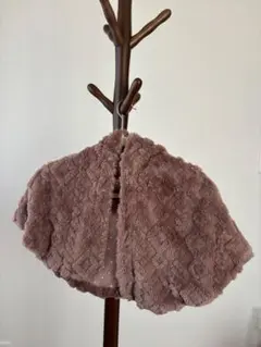 【新品未使用品】BRANSHES ケーブル柄ケープ ポンチョ ブラウン