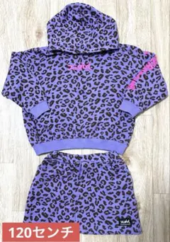 エックスガール　アニマル柄　ヒョウ柄　セットアップ　120 トレーナースカート
