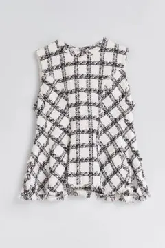 herlipto Check Tweed Peplum セットアップ - メルカリ