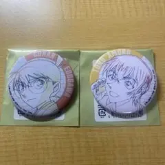 名探偵コナン コナン展 アニコナ展 原画 缶バッジ 江戸川コナン 安室透