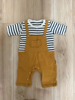 ベビーロンパース　オーバーオール　70cm