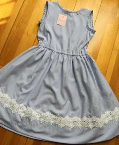 【新品】メゾピアノ130 ノースリーブワンピース