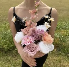 ウェディングブーケ　ブートニア