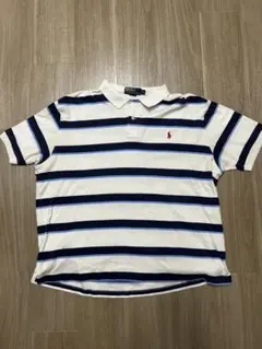 90年代Polo by Ralph Lauren ポロシャツ ボーダー赤ポニー