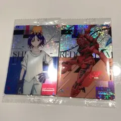 機動戦士ガンダム　ジークアクスカードウエハース（シュウジ・イトウ＋赤いガンダム）