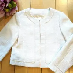 未使用！タグ付き☆COMME CA ANGELツイードジャケット130