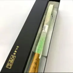 正絹☆五嶋紐☆帯締め☆緑の暈しサーモンピンク