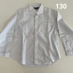コムサイズム　ボタンダウンシャツ　130cm
