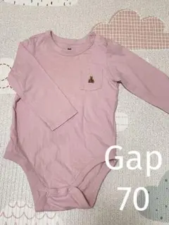 baby GAP ピンクロンパース 6-12ヶ月