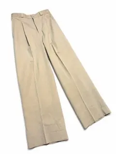 BOTTEGA VENETA BEIGE WIDE LEG TROUSERSのサムネイル