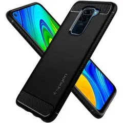 Spigen Redmi Note 9 ラギッドアーマー ケース マットブラック