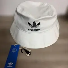 アディダスオリジナルス バケットハット バケハ 白 希少 XL 未使用