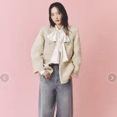 2025年最新】FRAY I.D レディース ノーカラージャケットの人気アイテム