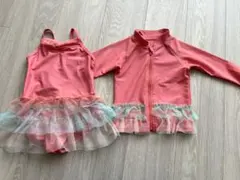 オーシャンアンドグラウンド 水着 ラッシュガード セット 90cm