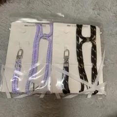 【au限定】ロングストラップ／Lilac 2本セット