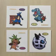 ポケモンパン デコキャラシール 4枚セット⑤