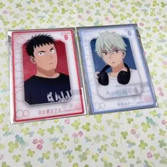 怪獣8号　日比野カフカ　市川レノ　トレーディング　クリアアートカード　B セット