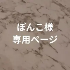 ぽんこ様専用