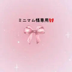 ミニマム様専用•*¨*•.¸♬︎