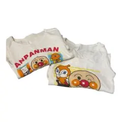 ❣️即日発送❣️アンパンマン　長袖シャツ　90 ２枚おまとめ　白