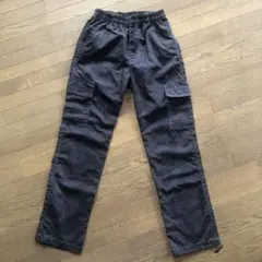 140サイズ　黒迷彩柄　カーゴパンツ